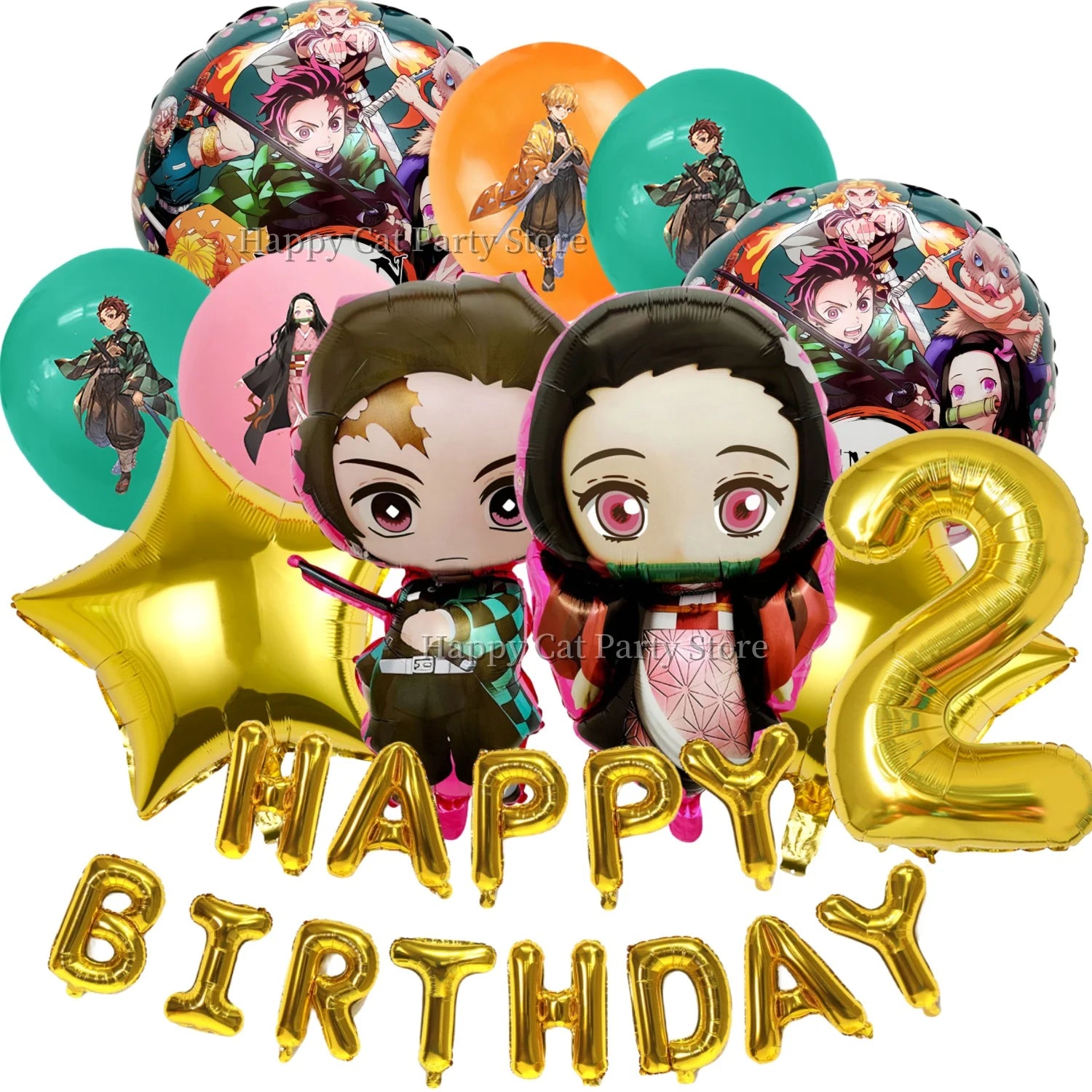 Demon Slayer Balloon Set