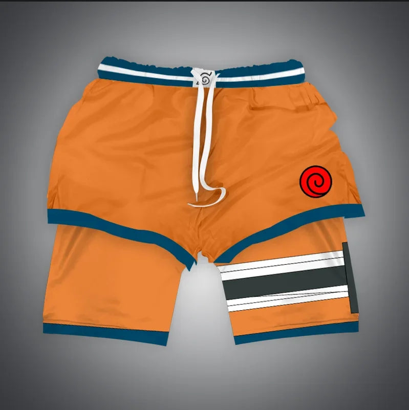 All Animes 2-in-1 Gym Shorts