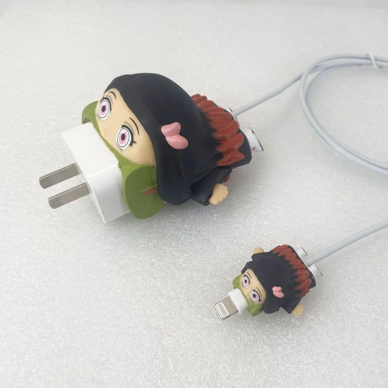 Nezuko Charging Cord Protector
