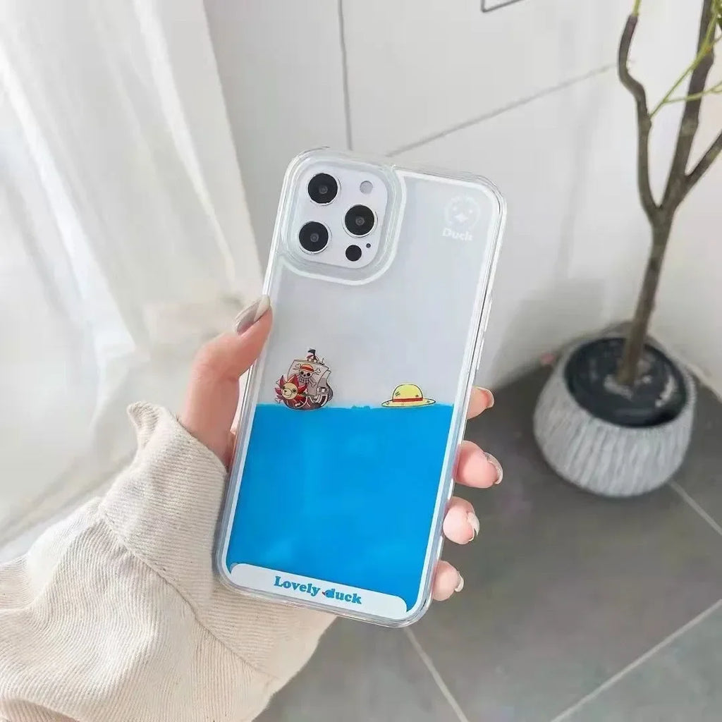 One Piece Quicksand Phone Case
