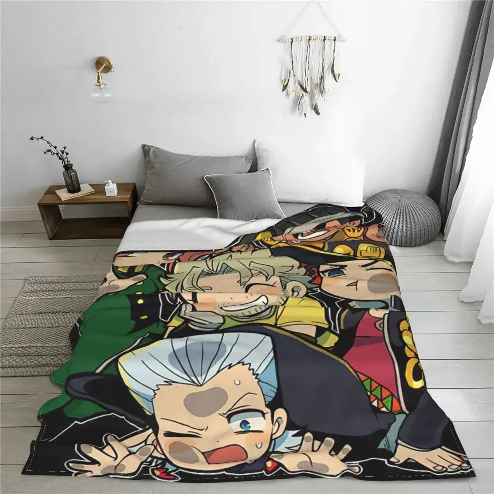 JoJo Anime Throw Blanket