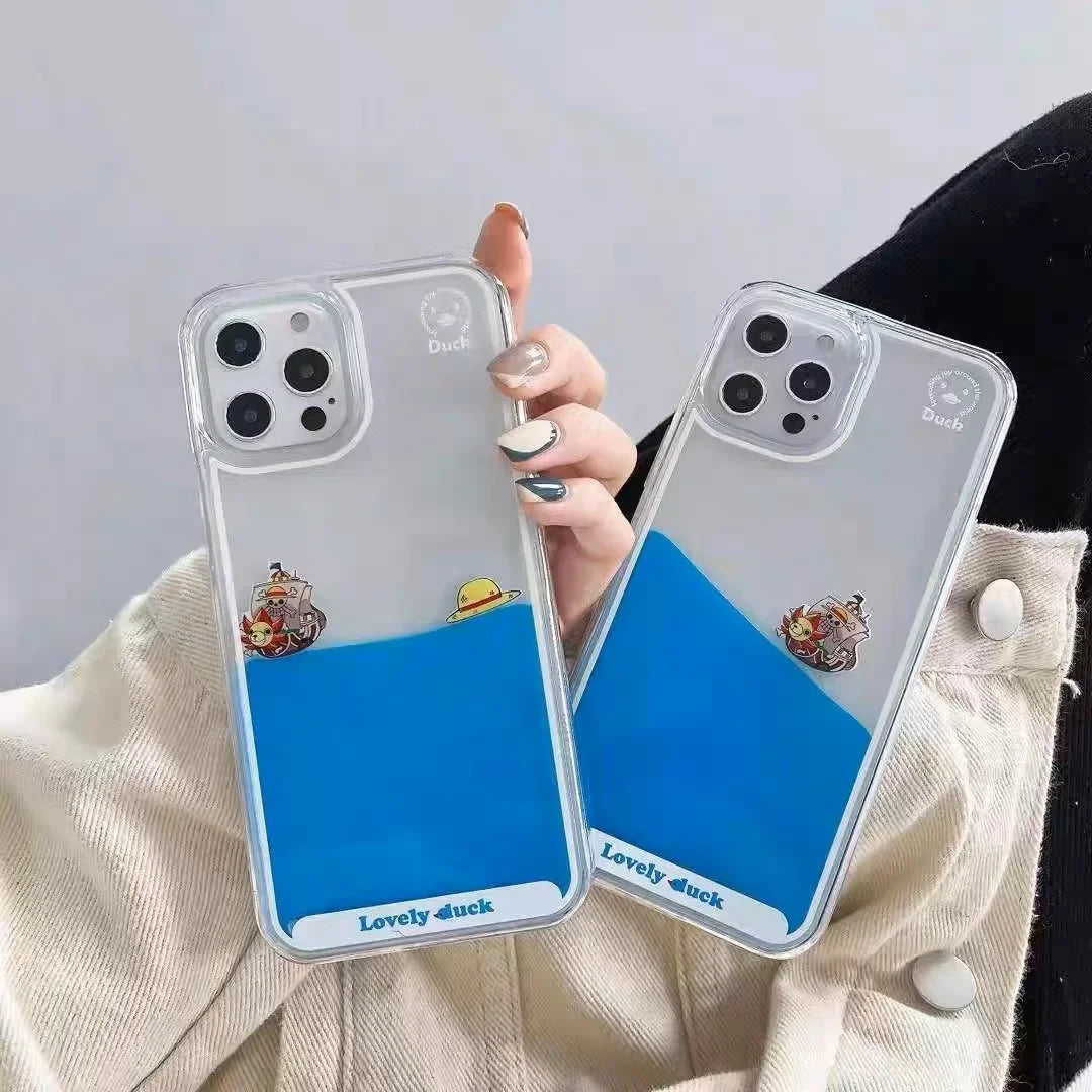 One Piece Quicksand Phone Case