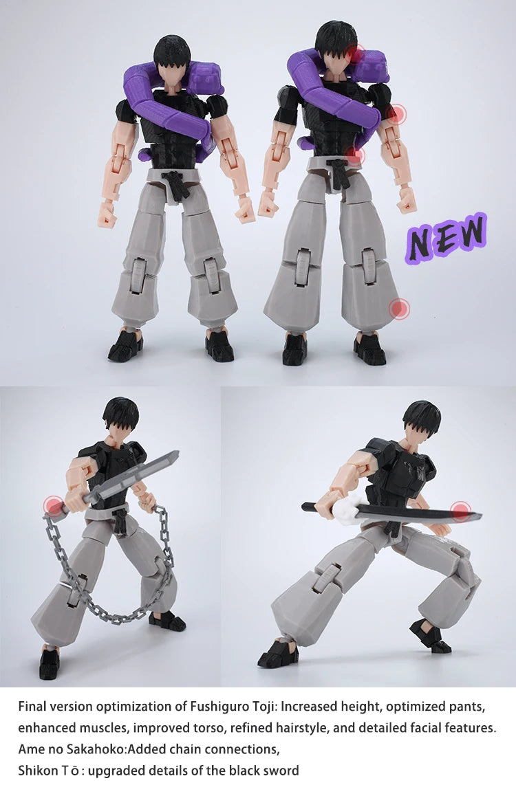 JJK Movable Action Figures