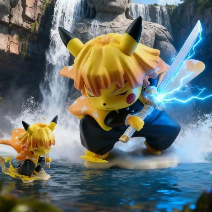 Zenitsu & Pikachu Figure