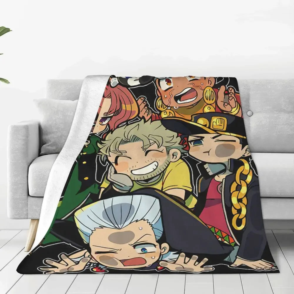 JoJo Anime Throw Blanket