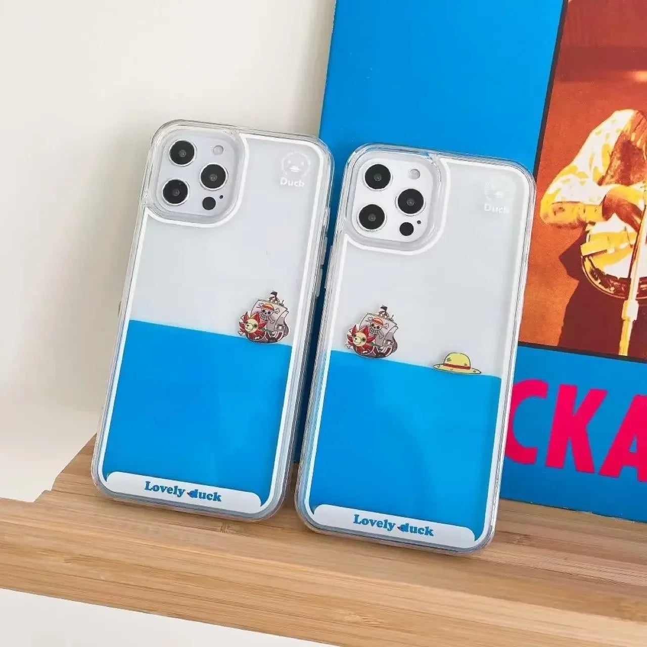 One Piece Quicksand Phone Case