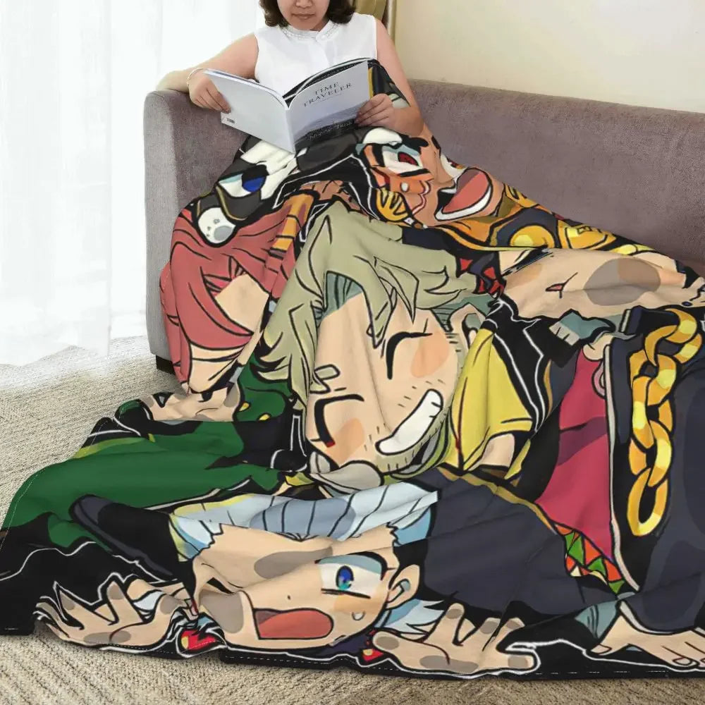 JoJo Anime Throw Blanket