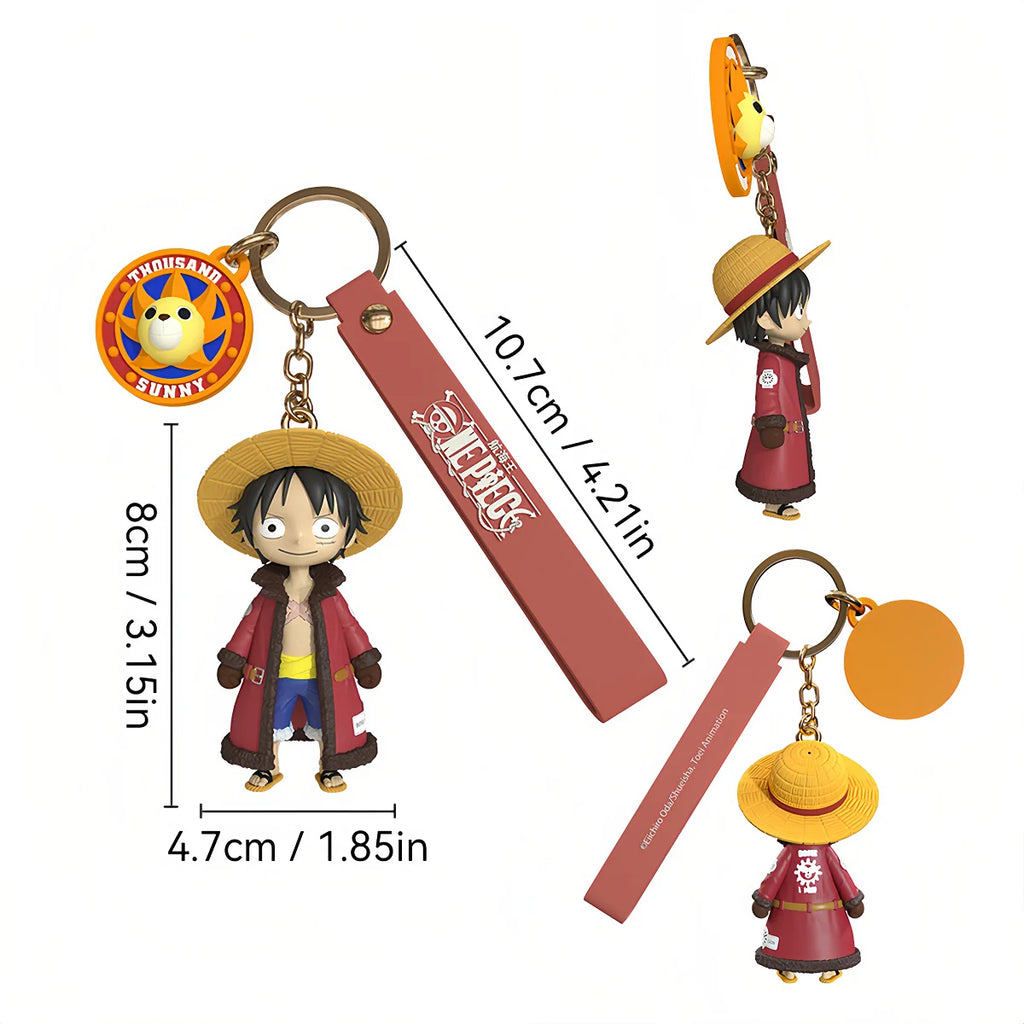 One Piece Keychain Figures