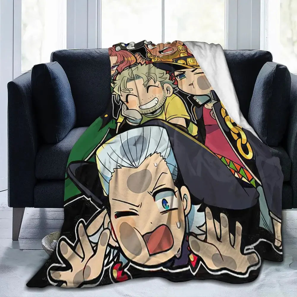 JoJo Anime Throw Blanket
