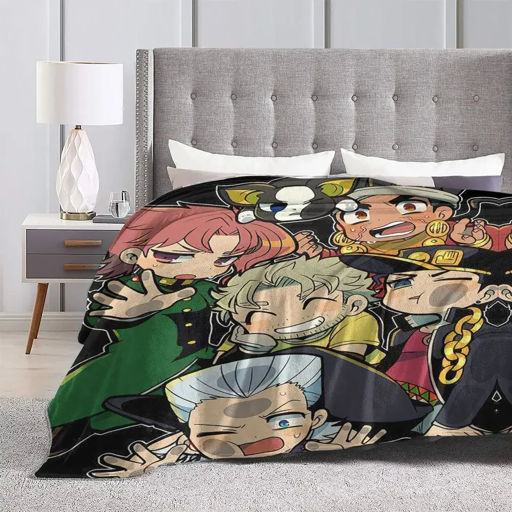 JoJo Anime Throw Blanket